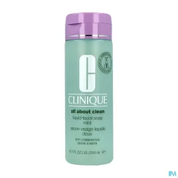 Clinique All About Clean™ Savon Visage Liquide Doux - Nettoyant - Peaux Sèches à Mixtes