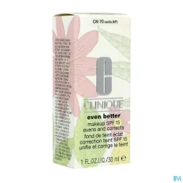 Clinique Even Better™ Fond de Teint Éclat Correction Teint SPF 15 07 Vanilla - Anti-Pigmentation