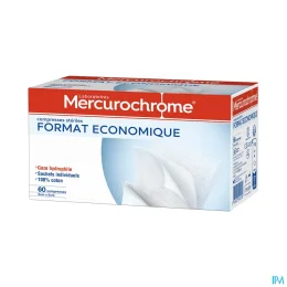 Compresses Stériles Format Économique 60 Unités