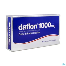 Daflon — Dosage 1000 mg - 18 Comprimés