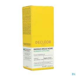 Decléor Masque Argile Noire ROMARIN OFFICINAL 50ml
