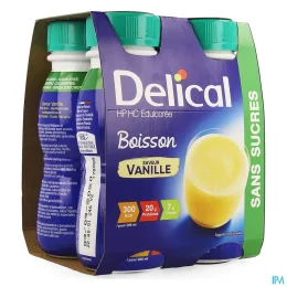 Delical Boisson au lait HP-HC Vanille Sans sucre