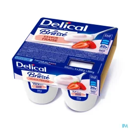 Delical Dessert Lacté HP HC Le Brassé — Fraise