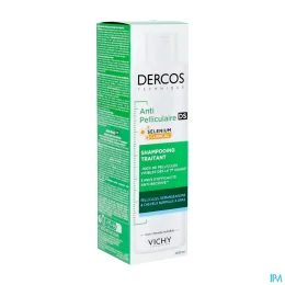 Dercos Shampooing Traitant Anti-Pelliculaire Cheveux Normaux à Gras — Flacon 200 mL