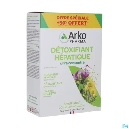 Détoxifiant Hépatique Arkofluides formule plus concentrée ampoules