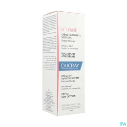 Ducray Ictyane Crème Emolliente Corps