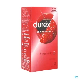 Durex Préservatifs Sexy Fraise