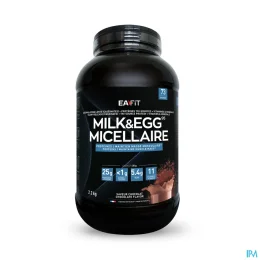 EA Fit Proteines Milk & Eggs 95 micellaire chocolat