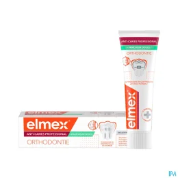 Elmex Dentifrice Anti-Caries Professional Orthodontie — Tube 75 mL