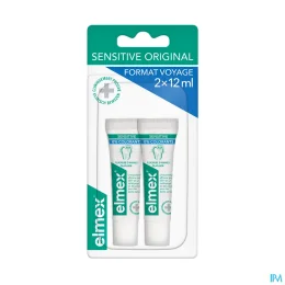 Elmex Sensitive Dentifrice Format Voyage