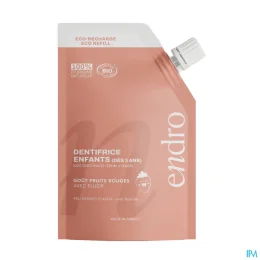 Endro Dentifrice Gel Fruit Rouge Recharge