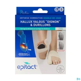 Epitact Orthèse Double Epithélium Flex+ Hallux Valgus