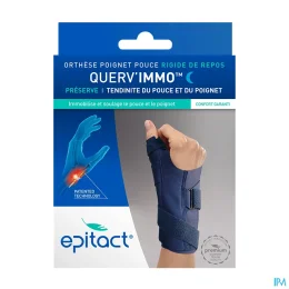 Epitact Querv'Immo Orthèse Rigide de Repos Poignet Pouce