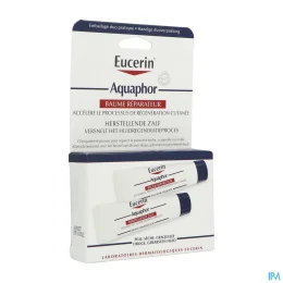 Eucerin Aquaphor Baume réparateur cutané — Lot de 2 Tubes 10 mL
