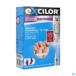 Excilor Traitement des Verrues Duo Power
