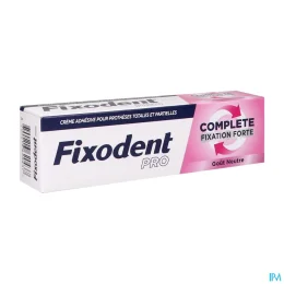 Fixodent Pro Crème Adhésive pour Prothèses — Fixodent Pro Complet Neutre 47 g