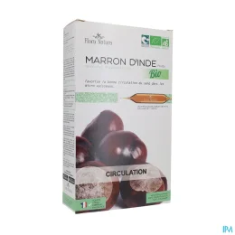 Flora Natura Marron d'inde Bio Circulation 20 ampoules