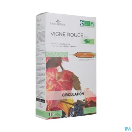Flora Natura Vigne Rouge Bio Circulation 20 ampoules