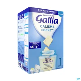 Gallia Calisma Pocket Dès La Naissance 1 0 à 6 Mois 21 Sachets de 5 Doses