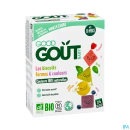 Good Goût Biscuits Bio Bébé Formes et Couleurs