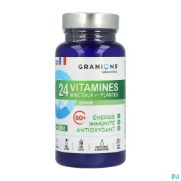 Granions 24 vitamines minéraux et plantes senior