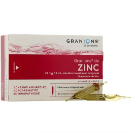 Granions de zinc
