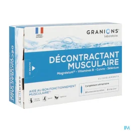 Granions décontractant musculaire — 30 Ampoules