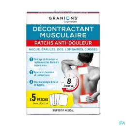 Granions Décontractant Musculaire Patchs Anti-Douleur