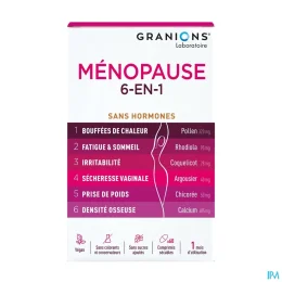 Granions Ménopause 6-en-1 Sans Hormones