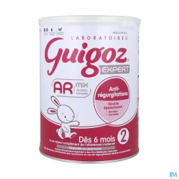 Guigoz Expert AR mix 2 Lait 2ème âge Anti-Régurgitations