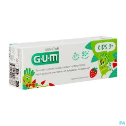 Gum Dentifrice Kids 3+ Goût Fraise