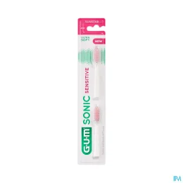 Gum Sonic Sensitive Têtes de rechange Ultra-Soft