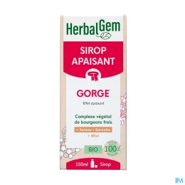 Herbalgem Sirop Refroidissements Gorge Bio