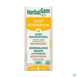 Herbalgem Sirop Respiration Bronches Bio