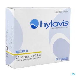 HYLOVIS Lubrifiant Ophtalmique - 20 Unidoses