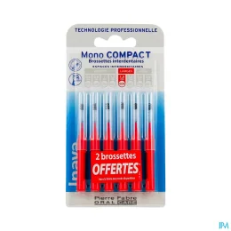 Inava Mono Compact Rouge Promo 4+2 Brossettes