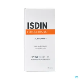 Isdin FotoUltra 100 Active Unify Dépigmentant SPF50+ — 50 mL
