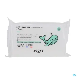 JOONE LES LINGETTES a L'EAU COMPOSTABLES - 50 Lingettes