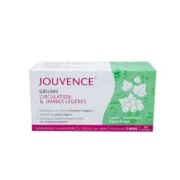 Jouvence Gélules Circulation & Jambes Légères
