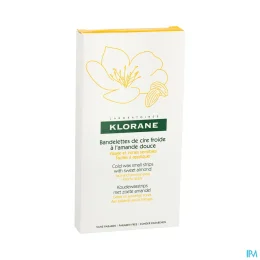 Klorane Bandelettes de Cire Froide Visage et Zones sensibles