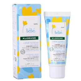 Klorane Bébé Crème Nutritive Cold Cream Calendula Apaisant