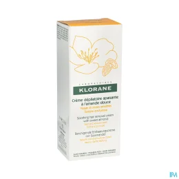 Klorane Crème Dépilatoire Apaisante à l'Amande Douce