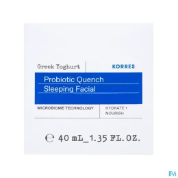 KORRES YAOURT GREC Creme de Nuit Nourrissante aux Probiotiques - 40ml