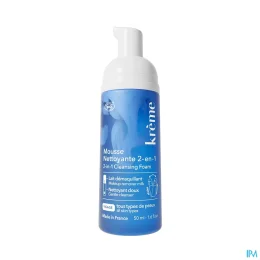 Krème Mousse Nettoyante 2-en-1 — Flacon-Pompe 50 mL