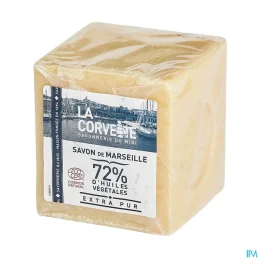 La Corvette Cube de Savon de Marseille EXTRA PUR 500g