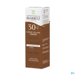 Laboratoires de Biarritz Crème solaire visage teintée SPF30 — Ambrée