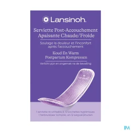 Lansinoh Serviette Post-Accouchement Froid/Chaud