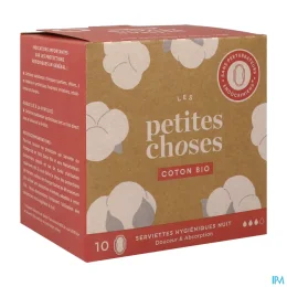 Les Petites Choses Serviettes Hygiéniques Nuit Coton Bio