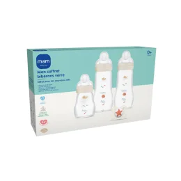 MAM Coffret 3 Biberons en Verre Naissance