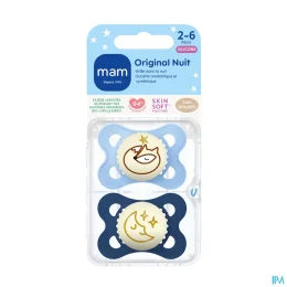 MAM Original Nuit Sucette Silicone 2-6 mois